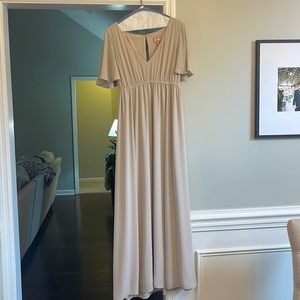 Show Me Your Mumu! Emily Empire Maxi Dress. Show Me The Ring Crisp. Size M.